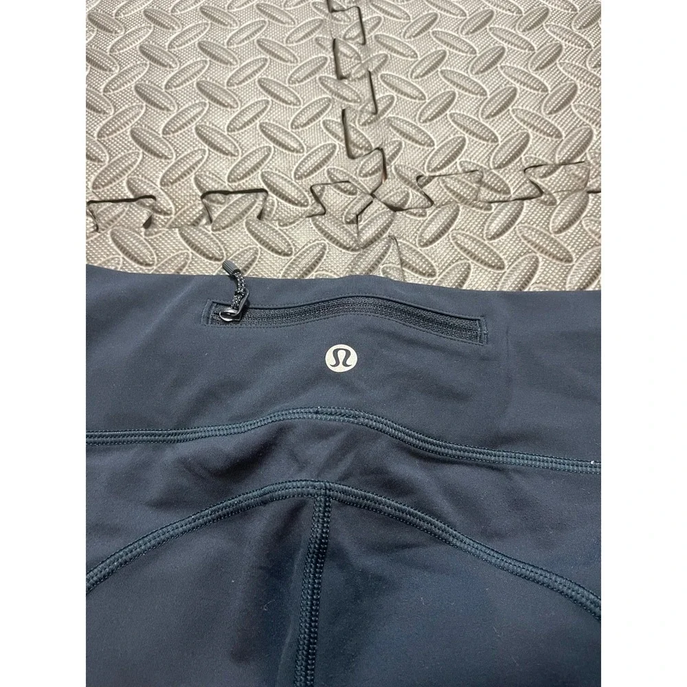 Lululemon Speed Up Tight Women Size 6 Navy Blue High Rise Pocket Leggings